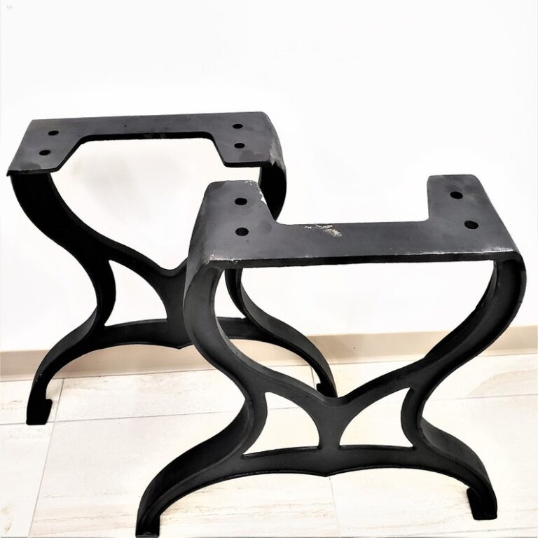 Type-1 Heavy Duty Cast Iron Dining Table Legs - Pair