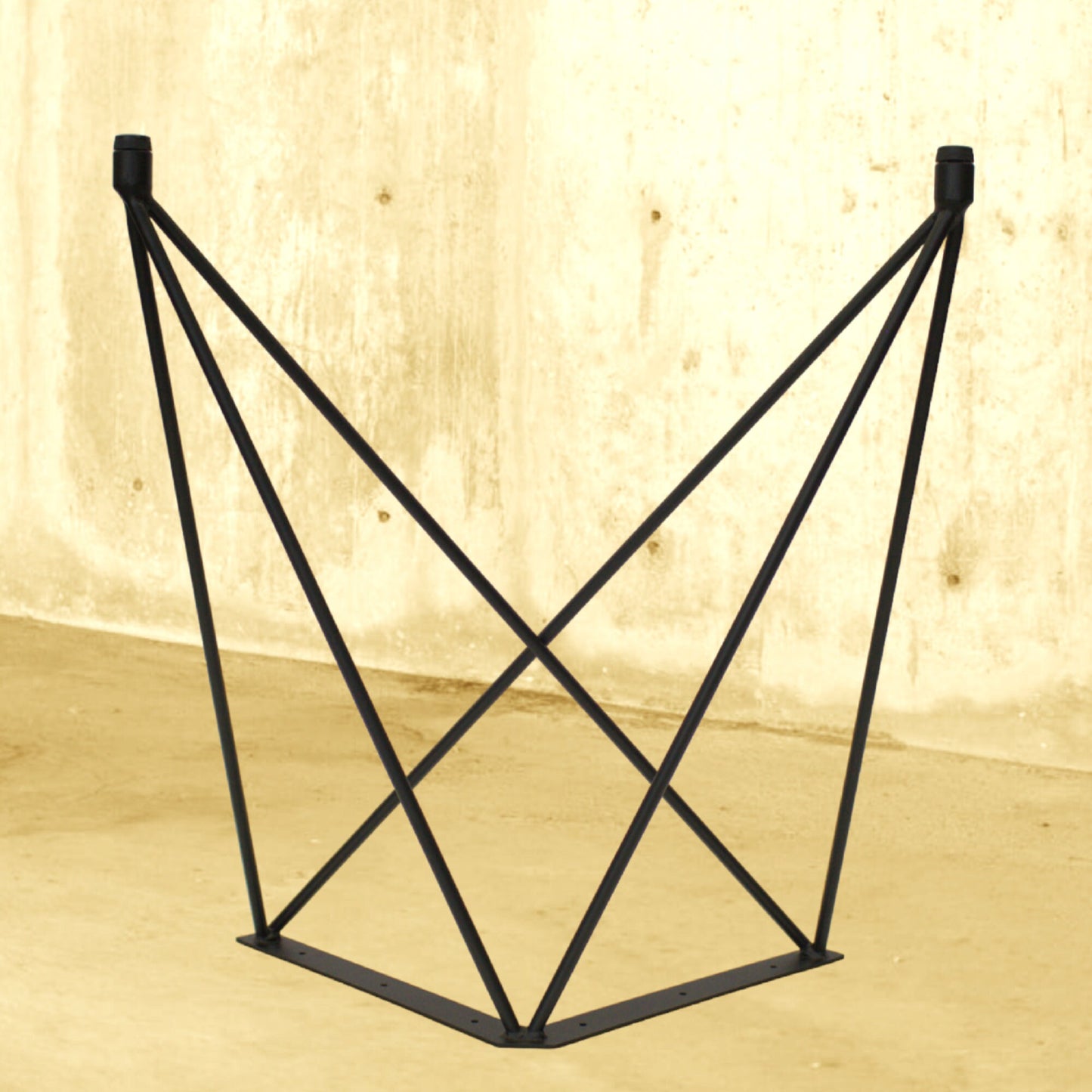 Round / Rectangular Dining Table Base - Pair - Mesh Style