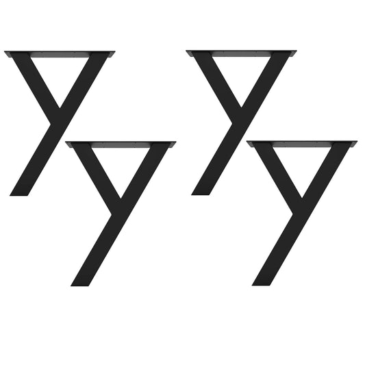 Y Shape Coffee Table Legs - Set of 4 Pcs