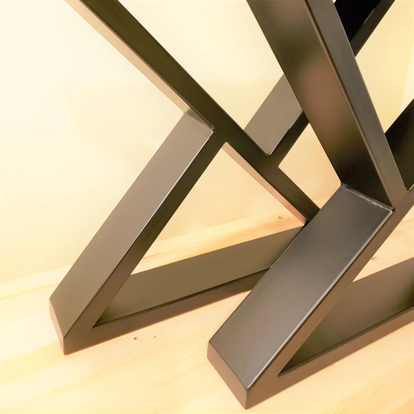 Z Shaped Coffee Table Legs H18" x W18" - 1 Pair