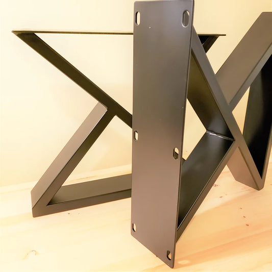 Z Shaped Coffee Table Legs H18" x W18" - 1 Pair