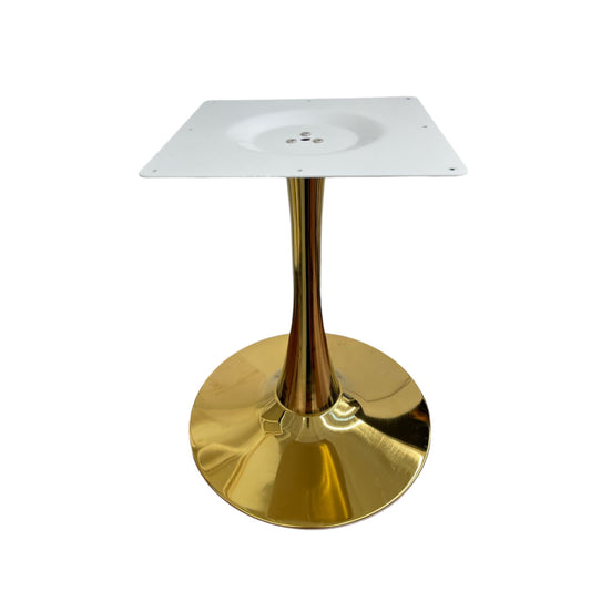H23 x W20 Brass Color Tulip Shaped End/Side Table Leg