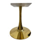 H23 x W20 Brass Color Tulip Shaped End/Side Table Leg