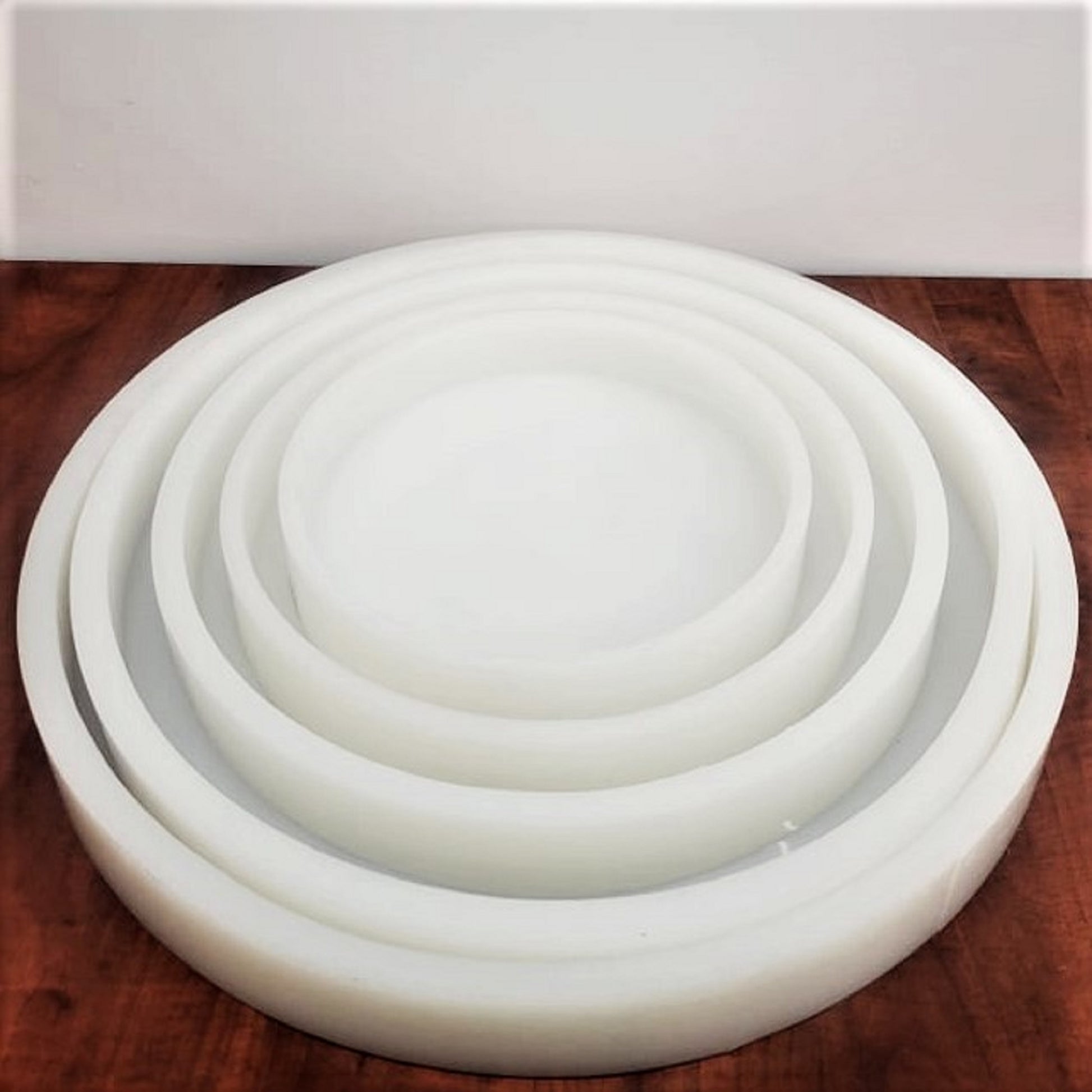 Ribbed edge round Disc mold - 15 cm (6)